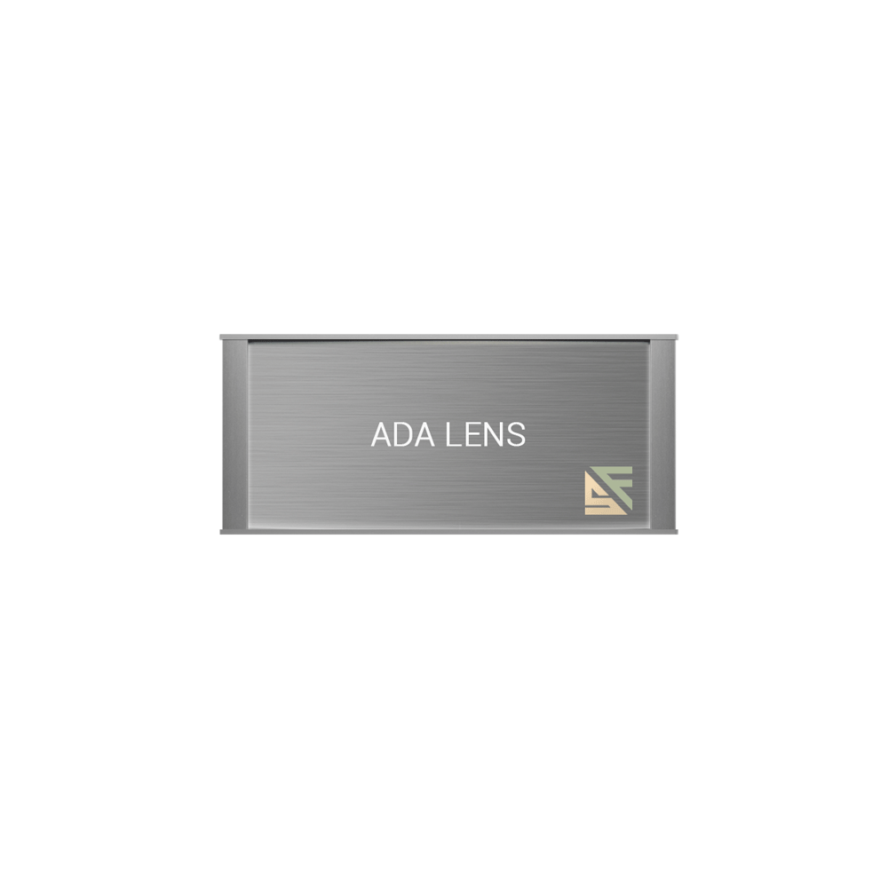 ADA Braille Office Sign - 4"H x 9.25"W - VC-WFNP74